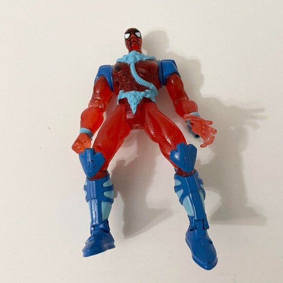 Vtg Spiderman 2000 Web Splashers Scuba Attack Action Figure Toy - Picture 16 of 16